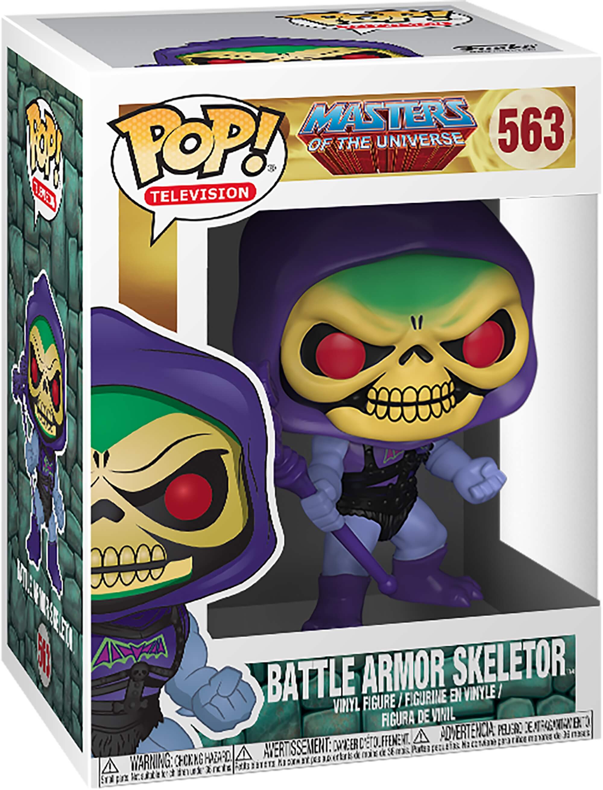 New Masters Of The Universe Battle Armor Skeletor Pop Vinyl Figure #563 Official 