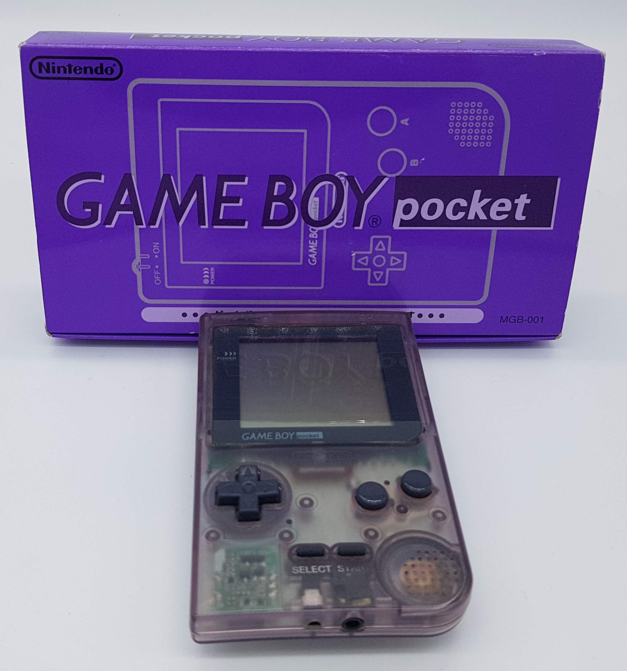 Game Boy Pocket Clear Purple Super Gaby Games