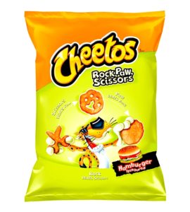 Cheetos Rock cissor