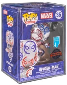 Funko POP! vinyl figure – Art Series – Marvel Spider-Man Patriotic Age – Exclusive (Super Gaby Games BELGIUM excl. !)